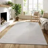 Image de the carpet Lima   Tapis design durable doux facile d’entretien effet 3D lavable polyester recyclé Crème 120 x 170 cm D26