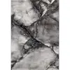 Image de Tapis salon moderne aspect marbre, gris, 160 x 230 cm
