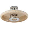 Image de Lindby Plafonnier Branford à intensité variable (Antique Classic) en Beige Métal e. a. pour Salon & Salle manger (1 lampeà E27)