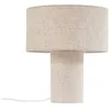 Image de Lindby Lampe à poser Elfie (Scandinave) en Beige Textile e. a. pour Salon & Salle manger (1 lampe à E27) textile