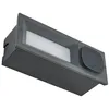 Image de LED Applique extérieure Lachlain (Moderne) en Noir Métal (1 lampe à) encastrable pour l'extérieur applique mur extérieur/mur de la