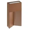 Image de Applique extérieure ampoules LED - Lucande - lampe murale extérieure - Aluminium - marron