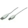 Image de Câble Usb Logilink Usb 2.0 5m Connexion Rapide Gris