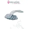 Image de Électrodes - Mystim - Carrées - Auto-adhésives - 40x40 mm - Compatibles 2 mm