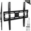 Image de Support TV - TECTAKE - Support TV mural pour écran ultra-plat de 66 cm à 191 cm (26 - 55) réglable en largeur - Noir