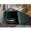 Image de 33x96 m garage abri PVC env. 550 g/m² H. 21m vert foncé statique : terre
