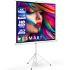 Image de ESMART Economy EXS Trépied Écran 200 x 200 cm (111) Format 1:1 Home cinéma Beamer Écran de projection LCD LED