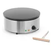 Image de Crêpière électrique ronde Diamètre de la plaque chauffante 40cm Revêtement en émail 3.000 W Royal Catering RCEC-3000-R