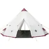 Image de Tente tipi indien 12 personnes - skandika Tipii 300 - Beige - 550 cm de diamètre - 300 cm de hauteur
