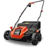 Image de Scarificateur Électrique Fuxtec Fx-ev320eco Aérateur De Gazon 1300w Largeur 32 Cm Et Profondeur -12 À +10 Mm Bac 40L