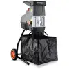 Image de Broyeur De Végétaux Électrique Fuxtec Fx-egh2800t - 2800w Rouleaux Silencieux 92 Db, Bac Toile 60l, Coupe Branches Ø44mm