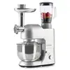 Image de Klarstein lucia argentea robot de cuisine multifonction avec mixeur - pétrin & hachoir (2000w , bol inox 5l , 6 vitesses) TK2-LUCIA ARGENTEA