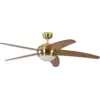 Image de Ventilateur Plafonnier Pepeo Melton 132cm Finition Laiton Télécommande
