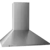 Image de Klarstein TR60WS hotte aspirante murale décorative 60cm - évacuation ou recyclage 310m³/h -3 vitesses - design moderne épuré - inox