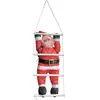 Image de Père Noël Grimpant À L'échelle Pour Intérieur Extérieur 85 X 25 Cm [en.casa]