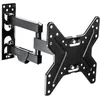 Image de Support TV - TECTAKE - Support TV mural orientable et inclinable pour écran de 43 cm à 107 cm (17 - 42) - Noir