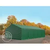 Image de Tente de stockage TOOLPORT 5x10 m en PVC 500g/m² H. 2 m vert foncé