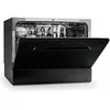 Image de Mini Lave Vaisselle 6 Couverts - Klarstein Amazonia 6 - Pose Libre avec 6 Programmes - Noir