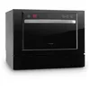 Image de Mini Lave Vaisselle 6 Couverts - Klarstein - Lave-vaisselle Pose Libre avec 7 Programmes - noir