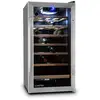 Image de Klarstein vivo vino 26 cave à vin polyvalente réfrigérée 26 bouteilles 88 litres 5 à 18°c inox