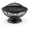 Image de Tulip brasero ø 75cm grill protection étincelles métal bruni