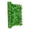Image de Fency Bright Ivy Clôture Pare-vue Paravent 300x150 Cm Lierre -vert Clair