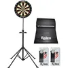 Image de Jeu de fléchettes pointe acier debout Winmau Blade 6 + support de fléchettes + tapis de fléchettes Roleo + 2 jeux de fléchettes