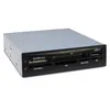 Image de Lecteur de cartes mémoire Inter-Tech CI-02 - Compatible CF MMC MS MicroSD... - USB 2.0 - Noir