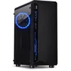 Image de Boîtier PC Inter-Tech C-3 Saphir - Tour - Acier - Verre trempé - ATX ITX Micro-ATX - Noir - Jouer
