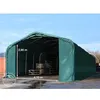 Image de Abris de stockage - TOOLPORT - 6x24 m - Toile PVC 550 g/m² - Porte 41x29 m - Vert foncé