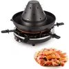 Image de Klarstein Taste Volcano Appareil à raclette & chapeau tatare 1500W - Grill de table électrique - Cuisine conviviale 6 personnes