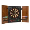Image de oneConcept Dartmaster 180 Cible Jeu de fléchettes électronique Embouts souples - marron