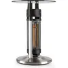 Image de Blumfeldt Primal Heat 65 table de bistro élément chauffant IR au carbone 1200 W LED 65cm verre