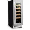 Image de Vinovilla Cave À Vin 50 L / 20 Bouteilles Porte Vitrée Acier Inoxydable