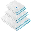 Image de Lot De 6 Sacs Sous Vide En 3 Tailles En Plastique Blanc Transparent