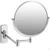 Image de Miroir - TECTAKE - Miroir de salle de bains rond en acier inclinable et pivotant à 360°