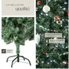 Image de Sapin de Noël - TECTAKE - Arbre artificiel 180 cm avec 533 branches en PVC et support en métal - Vert