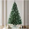 Image de Sapin De Noël Artificiel En Pvc Avec Pommes De Pin Effet Naturel Vert