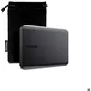 Image de Disque dur externe - TOSHIBA - Portable - 1 To - USB - Noir - Housse incluse