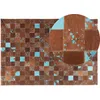 Image de Tapis Aliaga Marron 140 X 200 Cm Cuir