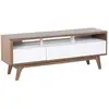 Image de Meuble Tv Syracuse Marron/blanc