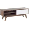 Image de Meuble Tv Blanc En Noyer Buffalo
