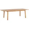 Image de Table De Salle À Manger De Jardin Extensible Cesana 180/240 Cm 100 Cm Acacia Marron Clair