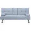 Image de Canapé convertible gris clair roxen 90159
