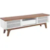 Image de Meuble Tv Detroit Marron/blanc