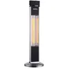 Image de AREBOS Radiateur infrarouge Chauffage radiant terrasse 2000W pied intérieur et extérieur Low-Glare électrique