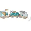 Image de Kindsgut Petit Train Les Animaux Du Zoo En Bois Étoiles