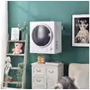 Image de Sèche-linge hublot évacuation 49,5cm 2,5kg,énergétique G,peut être monté au mur,blanc sèche-linge blanc