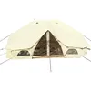 Image de Tente Tipi en coton Skandika Freya - 12 personnes - Sol amovible - Parois latérales enroulables