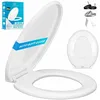 Image de Abattant de WC avec abaissement automatique - KESSER - Soft-Close - Quick-Release - Antibactérien